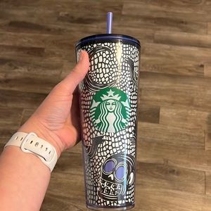 Starbucks Glow in the Dark Skull Tumbler